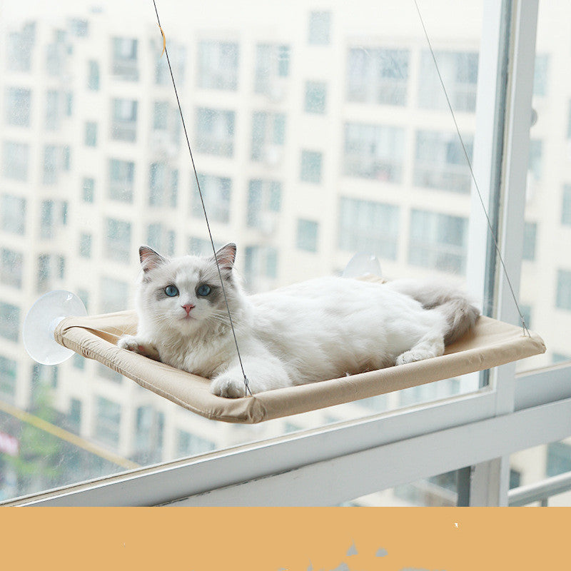 Sunbathe in Comfort: Hanging Window Hammock for Cats