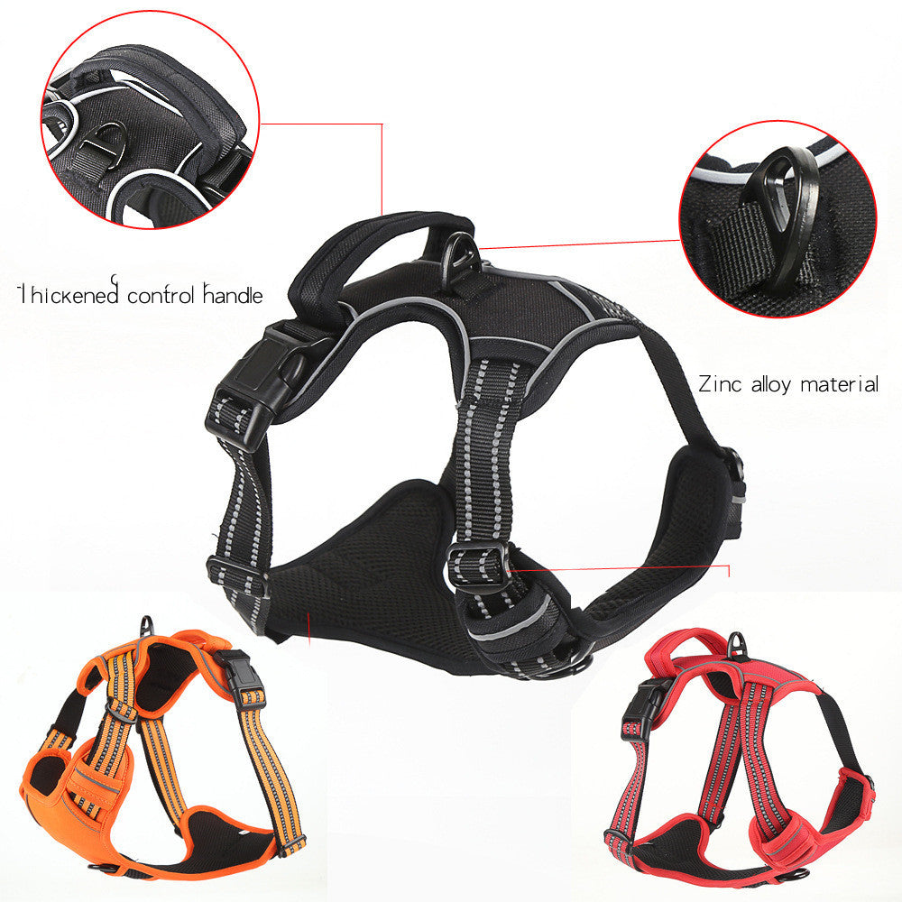 Comfortable No-Pull Dog Harness – Safe, Breathable & Reflective! - Pawsitive Vibes