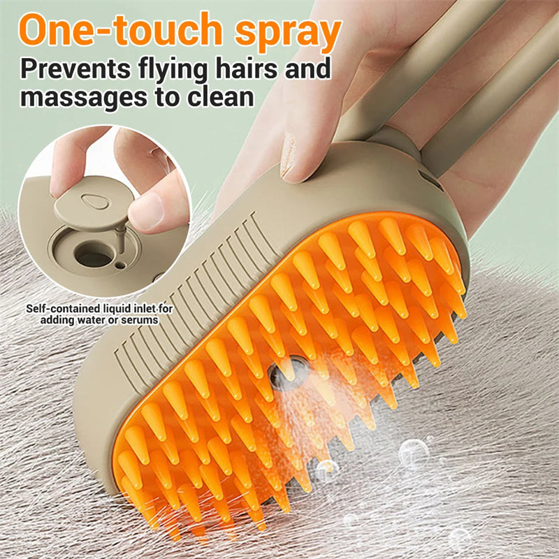 Gentle Grooming: 3-in-1 Electric Brush for Pets - Pawsitive Vibes