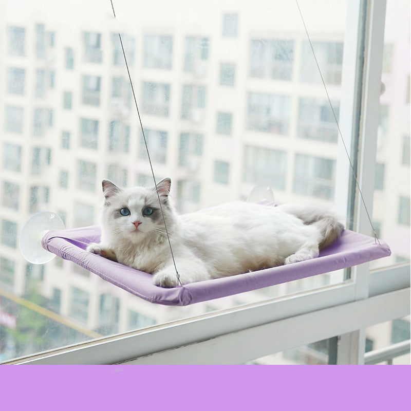 Sunbathe in Comfort: Hanging Window Hammock for Cats