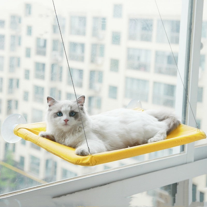 Sunbathe in Comfort: Hanging Window Hammock for Cats