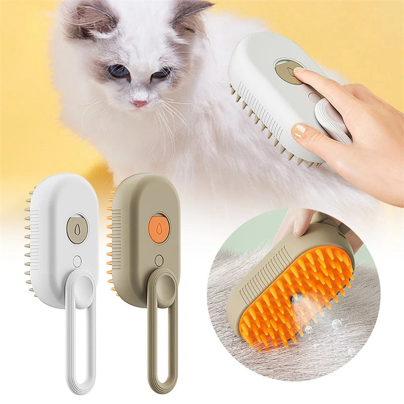 Gentle Grooming: 3-in-1 Electric Brush for Pets - Pawsitive Vibes