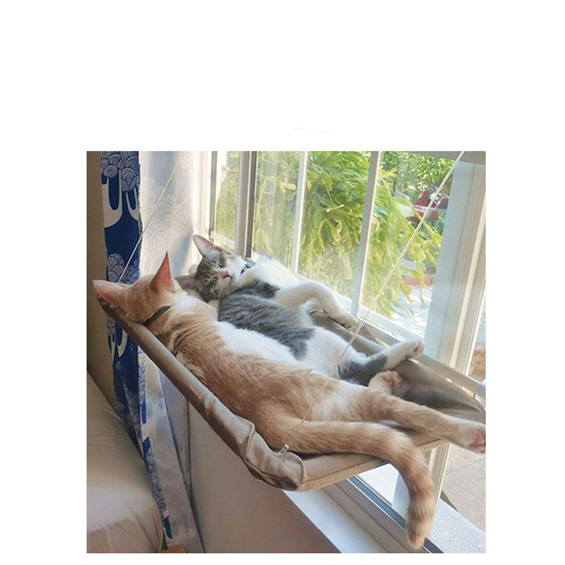 Sunbathe in Comfort: Hanging Window Hammock for Cats