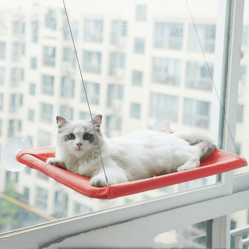 Sunbathe in Comfort: Hanging Window Hammock for Cats