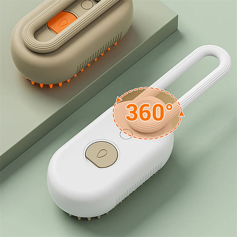 Gentle Grooming: 3-in-1 Electric Brush for Pets - Pawsitive Vibes