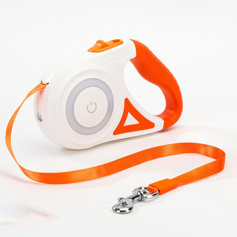Freedom & Control: Retractable Dog Leash with Spotlight - Pawsitive Vibes