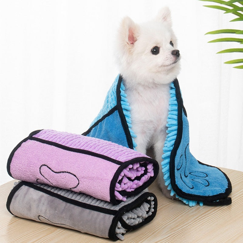 Super Absorbent Pet Towel – Quick-Dry Comfort for Your Fur Baby - Pawsitive Vibes