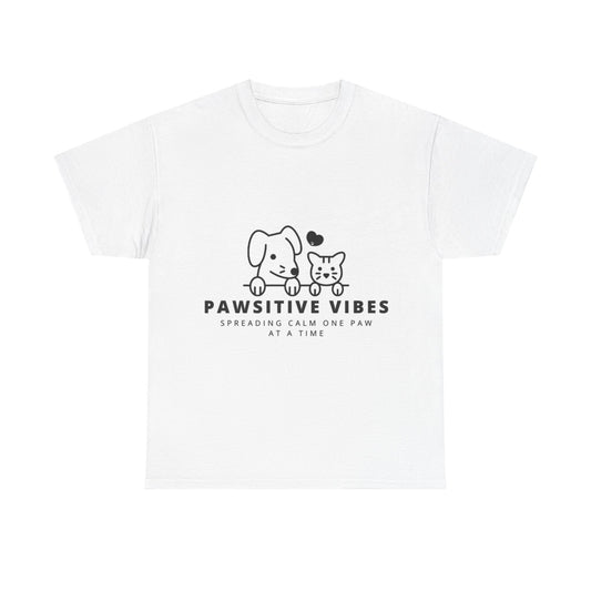 Super Comfortable Pawsitive Vibes T-Shirt - Pawsitive Vibes