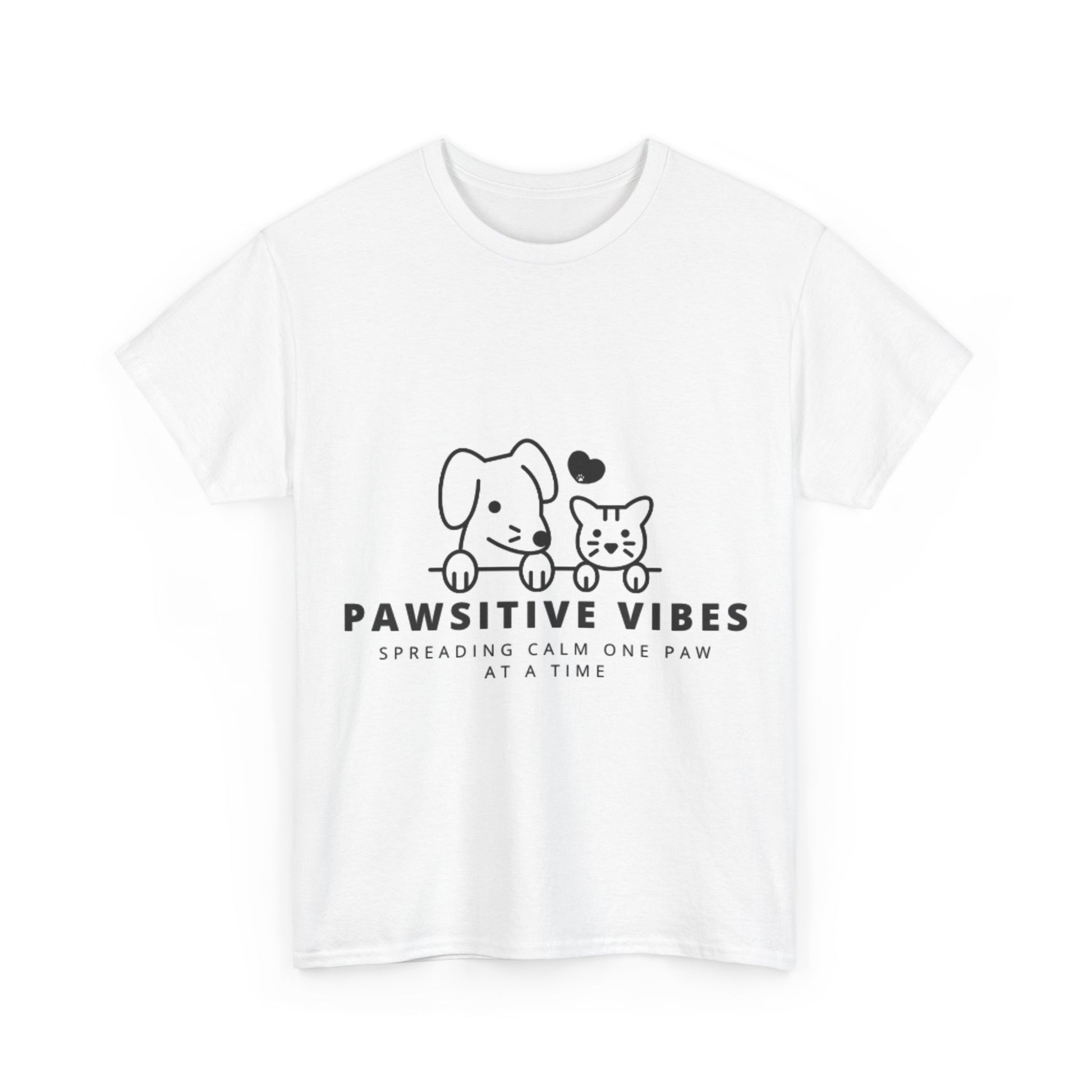 Super Comfortable Pawsitive Vibes T-Shirt - Pawsitive Vibes
