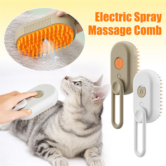 Gentle Grooming: 3-in-1 Electric Brush for Pets - Pawsitive Vibes