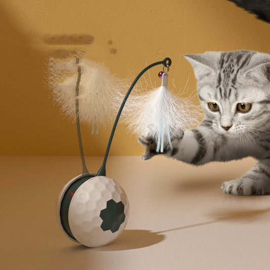 Smart Electric Cat Toy: Endless Fun & Bite-Resistant Play! - Pawsitive Vibes