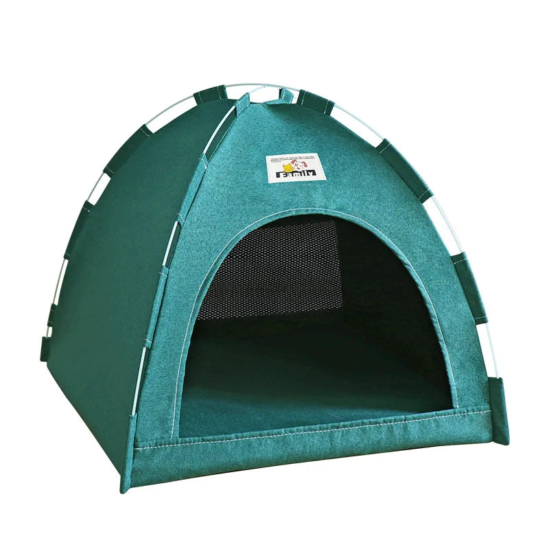 Cozy Comfort: Foldable All-Season Pet Tent Nest - Pawsitive Vibes