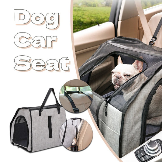 Travel Safe & Cozy: Foldable Waterproof Pet Car Mat Cage