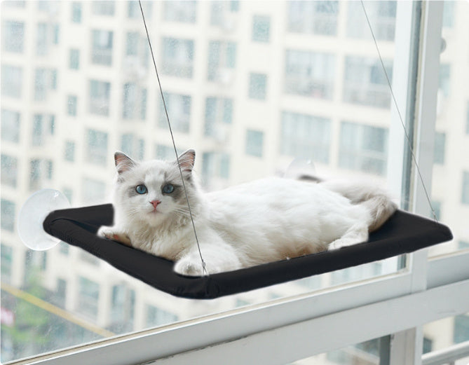 Sunbathe in Comfort: Hanging Window Hammock for Cats